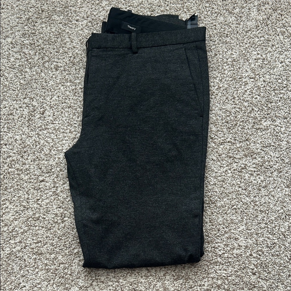 Theory Charcoal Dress Pants
